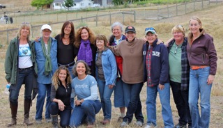 A successful workshop launches the opening of Julie Bridge's Tabula Rasa Ranch in Northern California Photo credit: Diane Hunter