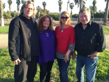 Steve Roach, Linda Kohanov, Elizabeth Shatner and William Shatner